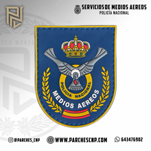 Cargar imagen en el visor de la galería, EMBLEMA DE SERVICIOS DE MEDIOS AÉREOS DE LA POLICÍA NACIONAL