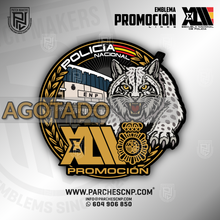 Cargar imagen en el visor de la galería, EMBLEMA PROMOCIÓN XLII E.B. POLICÍA NACIONAL (LINCE)