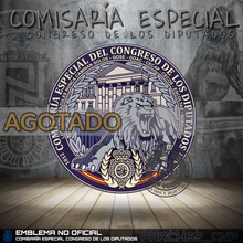 Cargar imagen en el visor de la galería, EMBLEMA NO OFICIAL DE LA COMISARÍA ESPECIAL DEL CONGRESO DE LOS DIPUTADOS
