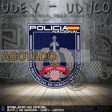 Cargar imagen en el visor de la galería, EMBLEMA DE BRAZO B.P.P.J. DE GERONA - UDEV - UDYCO
