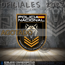 Cargar imagen en el visor de la galería, EMBLEMA CONMEMORATIVO PROMOCIÓN XXXIl OFICIAL DE POLICÍA 2023/24