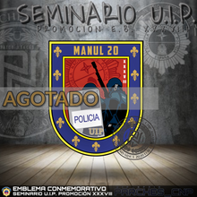 Cargar imagen en el visor de la galería, EMBLEMA CONMEMORATIVO DEL SEMINARIO DE U.I.P. DE LA PROMOCIÓN XXXVIII