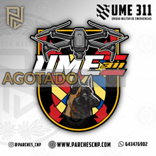 Cargar imagen en el visor de la galería, UNIDAD MILITAR DE EMERGENCIAS 311 GRUPO CINOLÓGICO Y UAS