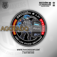 Cargar imagen en el visor de la galería, EMBLEMA SECCIÓN 06 POLICIA LOCAL COMUNIDAD DE MADRID - PROMOCIÓN LXI