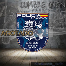 Cargar imagen en el visor de la galería, EMBLEMA CUMBRE OTAN U.E.G.C. DE LA POLICÍA NACIONAL