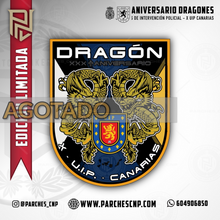 Cargar imagen en el visor de la galería, EMBLEMA X U.I.P DRAGÓN (LAS PALMAS DE GRAN CANARIA Y SANTA CRUZ DE TENERIFE)