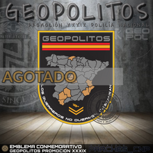 Cargar imagen en el visor de la galería, EMBLEMA GEOPOLITOS - APTOS PROMOCIÓN XXXIX ACADEMIA GEOPOL