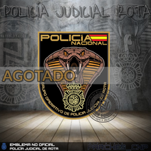 Cargar imagen en el visor de la galería, EMBLEMA DE BRAZO DE LA POLICÍA JUDICIAL DE LA COMISARÍA DE ROTA