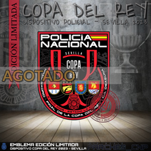 Cargar imagen en el visor de la galería, EMBLEMA CONMEMORATIVO DISPOSITIVO POLICIAL FINAL COPA DEL REY - SEVILLA 2023