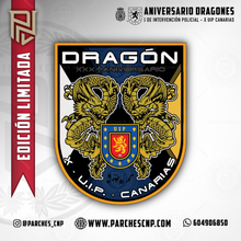 Cargar imagen en el visor de la galería, EMBLEMA X U.I.P DRAGÓN (LAS PALMAS DE GRAN CANARIA Y SANTA CRUZ DE TENERIFE)