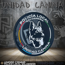 Cargar imagen en el visor de la galería, EMBLEMA DE LA POLICÍA LOCAL DE SALOBREÑA UNIDAD CANINA K9