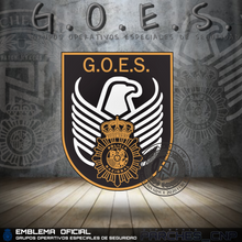 Cargar imagen en el visor de la galería, EMBLEMA OFICIAL GRUPOS OPERATIVOS ESPECIALES DE SEGURIDAD (G.O.E.S.)