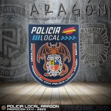 Cargar imagen en el visor de la galería, EMBLEMA CONMEMORATIVO PROMOCIÓN XXVI POLICIA LOCAL ARAGON 2023