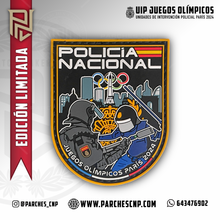 Cargar imagen en el visor de la galería, EMBLEMA FANTASÍA UNIDAD DE INTERVENCIÓN POLICIAL JJ.OO PARÍS 2024 POLICÍA NACIONAL