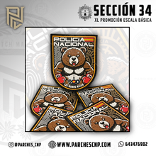 Cargar imagen en el visor de la galería, EMBLEMA CONMEMORATIVO SECCIÓN 34 P.N. E.B. PROMOCIÓN XL