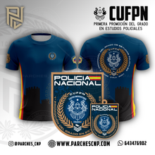 Cargar imagen en el visor de la galería, EMBLEMA CONMEMORATIVO 1ª PROMOCIÓN DEL GRADO EN ESTUDIOS POLICIALES (CUFPN)