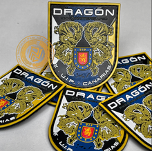 Cargar imagen en el visor de la galería, EMBLEMA X U.I.P DRAGÓN (LAS PALMAS DE GRAN CANARIA Y SANTA CRUZ DE TENERIFE)