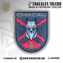 Cargar imagen en el visor de la galería, EMBLEMA DE BRAZO DE U.P.R. DE LA CIUDAD DE TOLEDO (CHACAL)