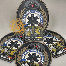 Cargar imagen en el visor de la galería, EMBLEMA CONMEMORATIVO CURSO AVANZADO TECC G.E.O. - G.O.E.S.