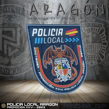 Cargar imagen en el visor de la galería, EMBLEMA CONMEMORATIVO PROMOCIÓN XXVI POLICIA LOCAL ARAGON 2023