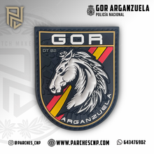 Cargar imagen en el visor de la galería, PARCHE DE BRAZO DEL G.O.R. DE ARGANZUELA (MADRID)