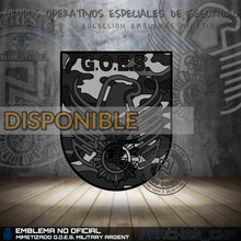 Cargar imagen en el visor de la galería, PARCHE MIMETIZADO DE BRAZO DE LOS GRUPOS OPERATIVOS ESPECIALES DE SEGURIDAD