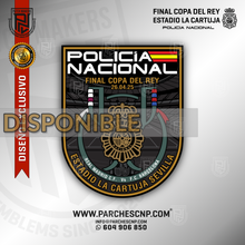 Cargar imagen en el visor de la galería, EMBLEMA CONMEMORATIVO DISPOSITIVO POLICIAL FINAL COPA DEL REY - SEVILLA 2025