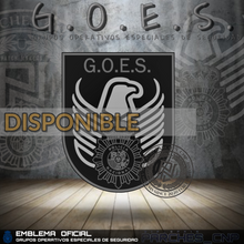 Cargar imagen en el visor de la galería, EMBLEMA OFICIAL GRUPOS OPERATIVOS ESPECIALES DE SEGURIDAD (G.O.E.S.)