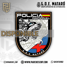 Cargar imagen en el visor de la galería, PARCHE DE BRAZO DEL G.O.E. DE MATARÓ