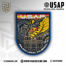 Cargar imagen en el visor de la galería, EMBLEMA POLICIA LOCAL DE VALENCIA - U.S.A.P.