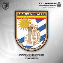 Cargar imagen en el visor de la galería, EMBLEMA DE BRAZO EQUIPO DE SEGURIDAD EMBAJADA DE MONTEVIDEO