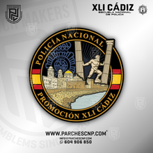 Cargar imagen en el visor de la galería, EMBLEMA PROVINCIA DE CÁDIZ PROMOCIÓN XLI E.B. POLICÍA NACIONAL