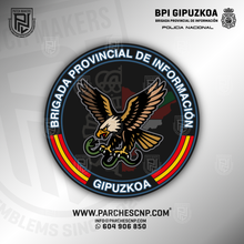 Cargar imagen en el visor de la galería, EMBLEMA DE LA BRIGADA PROVINCIAL DE INFORMACIÓN DE GIPUZKOA