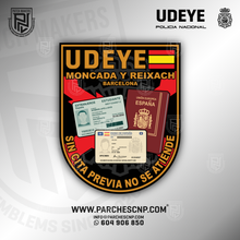Cargar imagen en el visor de la galería, EMBLEMA UDEYE - UNIDAD DE DOCUMENTACION Y EXTRANJERÍA
