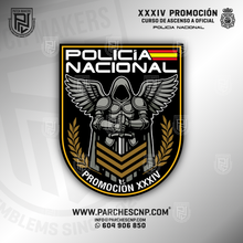 Cargar imagen en el visor de la galería, EMBLEMA CONMEMORATIVO PROMOCIÓN XXXIV OFICIAL DE POLICÍA 2025/26