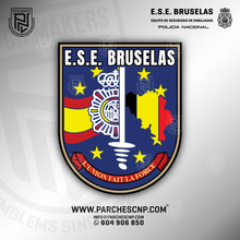 Cargar imagen en el visor de la galería, EMBLEMA DE BRAZO EQUIPO DE SEGURIDAD EMBAJADA DE BRUSELAS