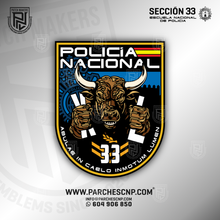 Cargar imagen en el visor de la galería, EMBLEMA CONMEMORATIVO SECCIÓN 33 P.N. E.B. PROMOCIÓN XL