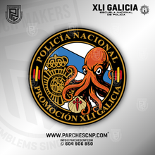 Cargar imagen en el visor de la galería, EMBLEMA COMUNIDAD DE GALICIA PROMOCIÓN XLI E.B. POLICÍA NACIONAL