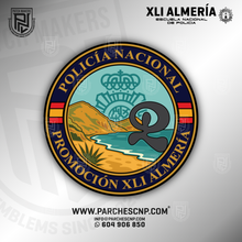 Cargar imagen en el visor de la galería, EMBLEMA PROVINCIA DE ALMERÍA PROMOCIÓN XLI E.B. POLICÍA NACIONAL