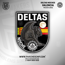 Cargar imagen en el visor de la galería, EMBLEMA POLICIA LOCAL DE VALENCIA - GRUPO NOCHE - DELTAS