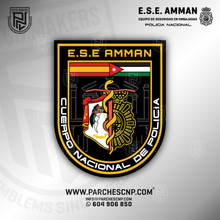 Cargar imagen en el visor de la galería, EMBLEMA EQUIPO DE SEGURIDAD EMBAJADA DE AMMAN - JORDANIA