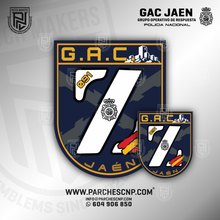 Cargar imagen en el visor de la galería, EMBLEMA DE BRAZO DEL G.A.C DE LA COMISARÍA JAÉN