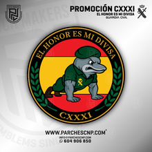 Cargar imagen en el visor de la galería, EMBLEMA PROMOCIÓN CXXXI GUARDIA CIVIL 2025
