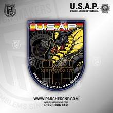 Cargar imagen en el visor de la galería, EMBLEMA POLICIA LOCAL DE VALENCIA - U.S.A.P.