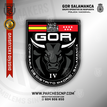 Cargar imagen en el visor de la galería, EMBLEMA DE BRAZO G.O.R. DISTRITO SALAMANCA - MADRID