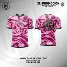 Cargar imagen en el visor de la galería, CAMISETA PROMOCIÓN XLI E.B. POLICÍA NACIONAL 2025-26 EDICIÓN LIMITADA CONTRA EL CÁNCER