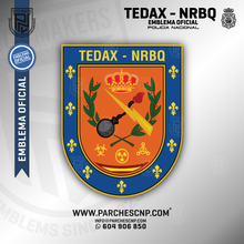 Cargar imagen en el visor de la galería, EMBLEMA OFICIAL TEDAX - NRBQ POLICÍA NACIONAL