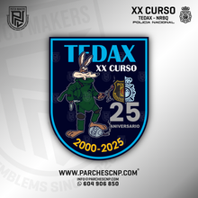 Cargar imagen en el visor de la galería, EMBLEMA CONMEMORATIVO 25 ANIVERSARIO DEL CURSO XX TEDAX