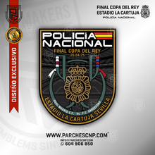 Cargar imagen en el visor de la galería, EMBLEMA CONMEMORATIVO DISPOSITIVO POLICIAL FINAL COPA DEL REY - SEVILLA 2025