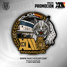 Cargar imagen en el visor de la galería, EMBLEMA PROMOCIÓN XLII E.B. POLICÍA NACIONAL (LINCE)